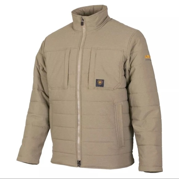 NWT Ariat Rebar Valiant Stretch Canvas Water Resistant Insulated Jacket - Size L - Picture 3 of 11